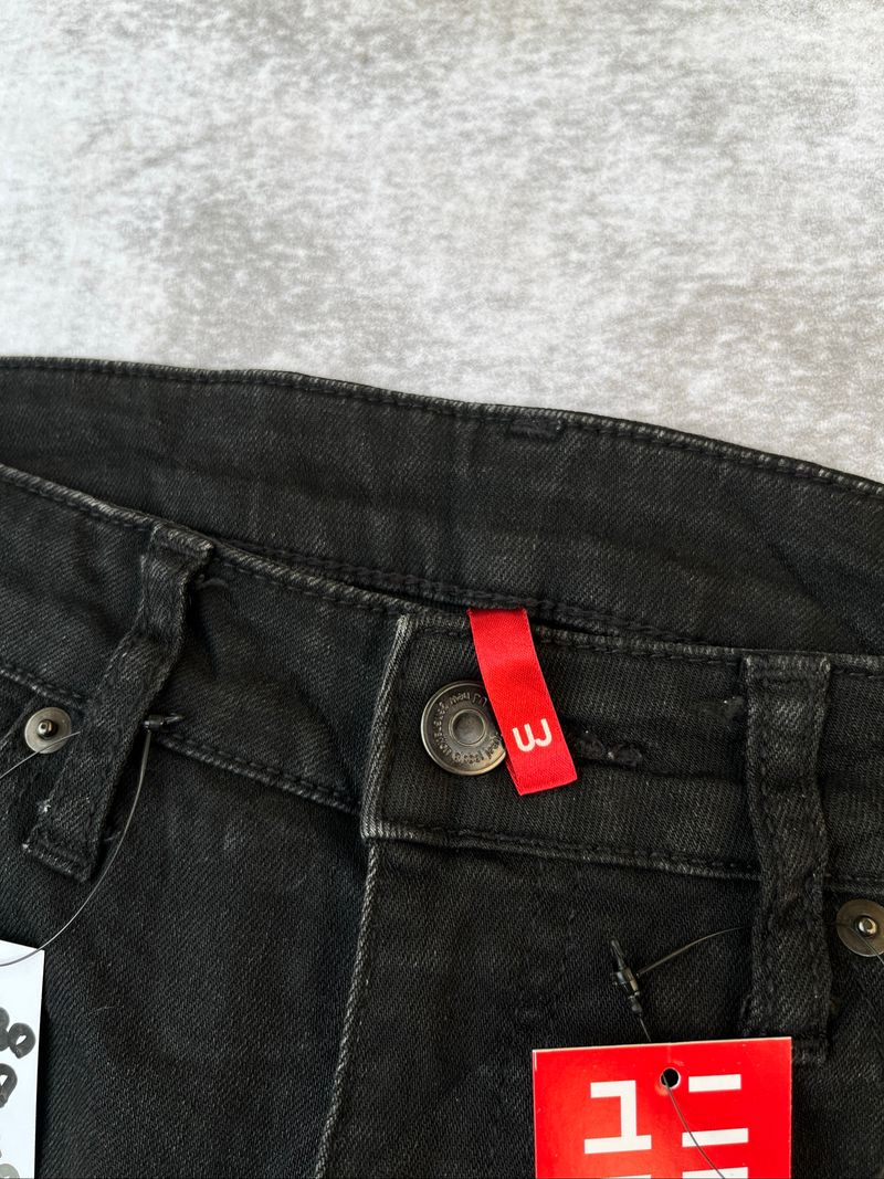 UNIQLO BLACK JEANS SECOND MURAH, foto 7