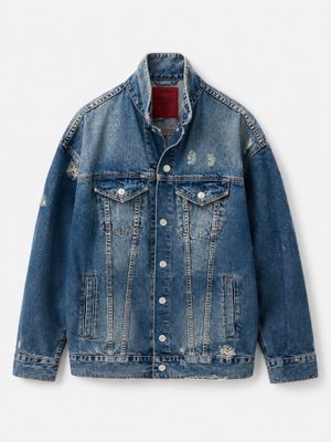 JACKET DENIM PULL AND BEAR