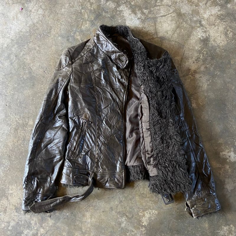 STEFANEL FUR JACKET 00s, foto 2