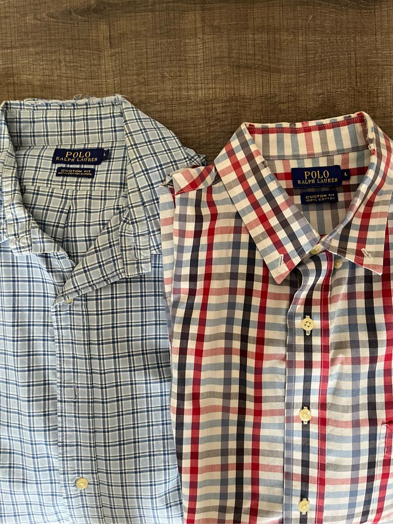 Bundling 2 Kemeja polo ralph pria, foto 2