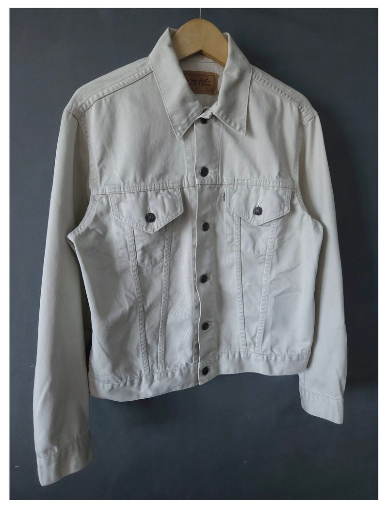1990s Broken white Levi's 70505-30 Trucker jacket, foto 2
