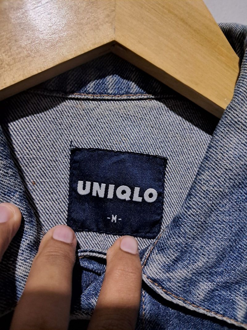 Jaket jeans Uniqlo S-M, foto 4