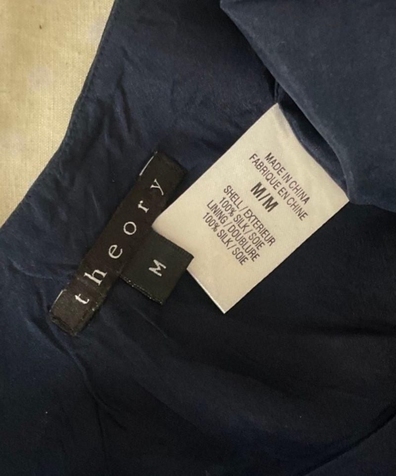 100% silk purple gradient tanktop by theory, foto 4