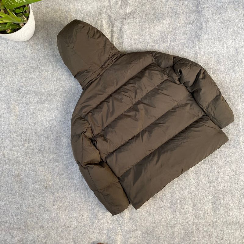 Winter puffer jacket Olzen goose down bulu angsa brown, foto 9
