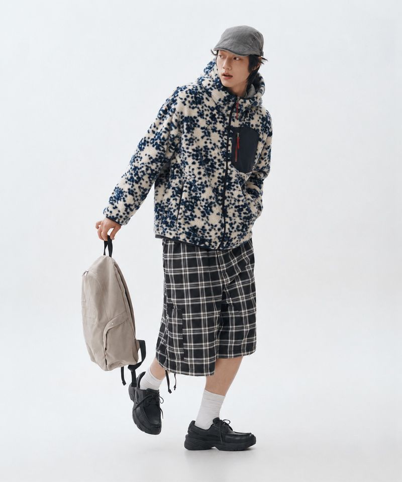 Fieldcore Fullzip fleece design abstract flower, foto 9