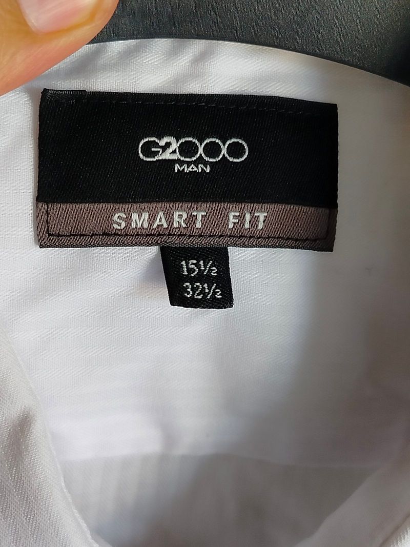 kemeja pria SIZE M Stretch putih g2000, foto 5