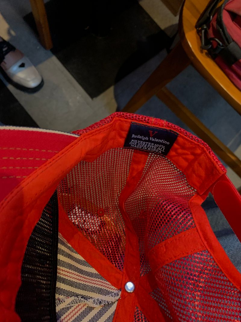 Streetwear Y2K Hat Pria red, foto 3
