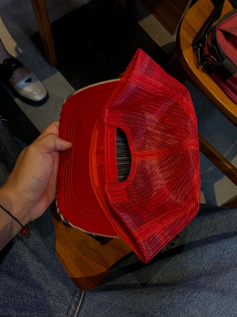 Streetwear Y2K Hat Pria red, foto 2