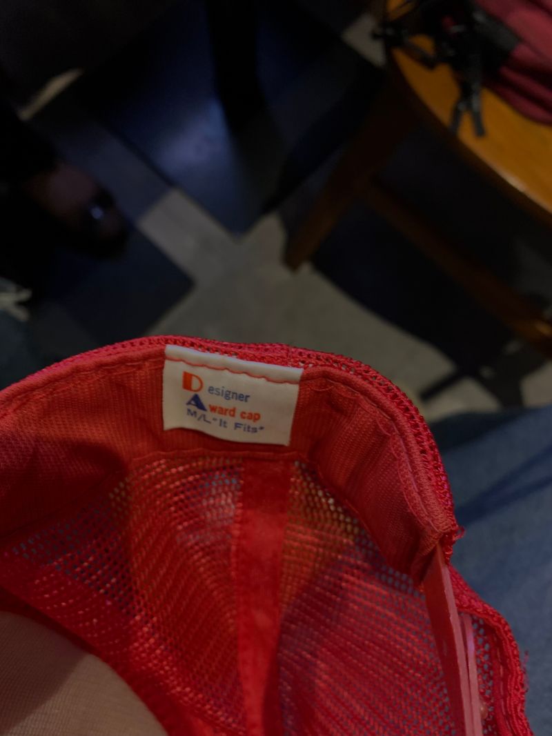 Streetwear Y2K Hat Pria red, foto 2