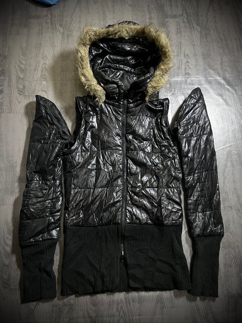 Lip Service Puffer Winter Furr Jacket/Vest, foto 6