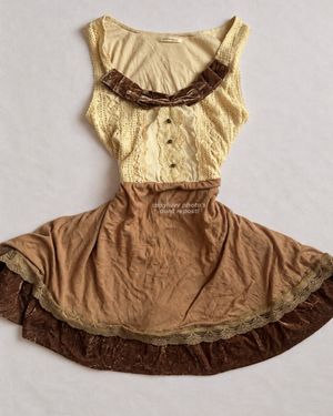 Axes Femme Velvet Lace Dress