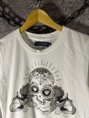 Hydrogen Luxury Sportwear Ringer Tee | Kaos Luxury | Y2K Art