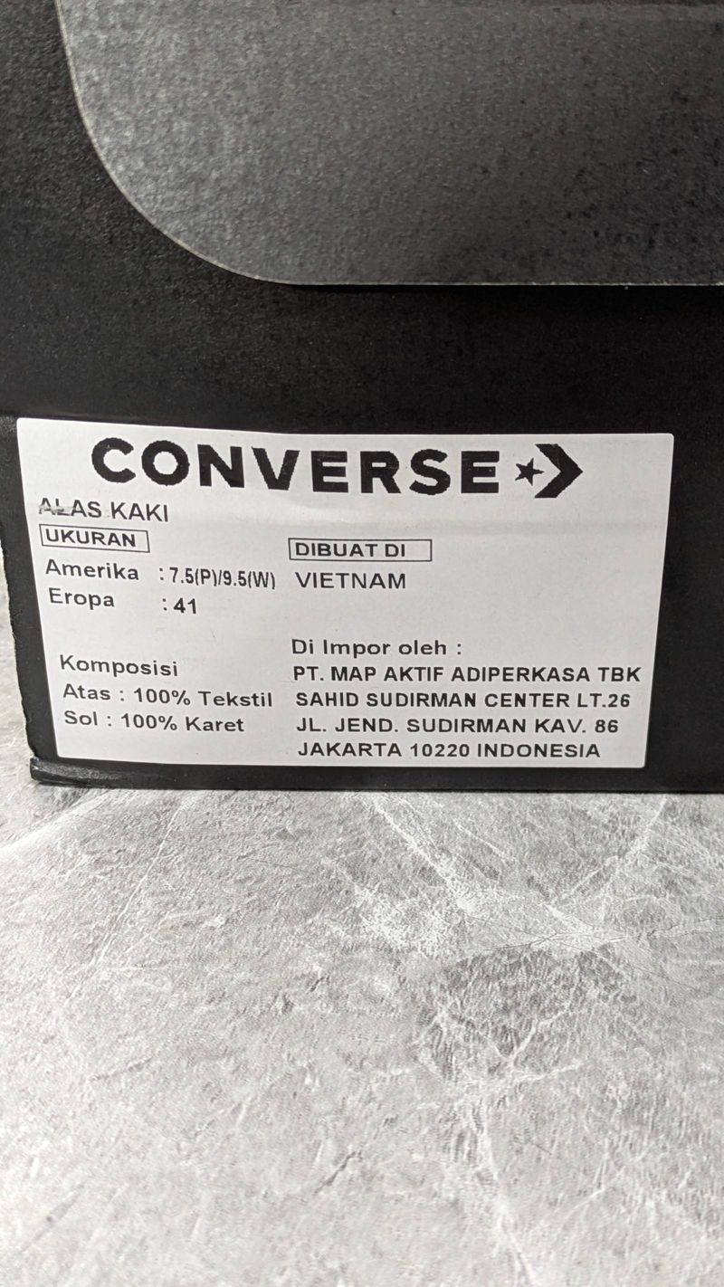 CONVERSE CTAS HIGH STREET BLACK WHITE, foto 3