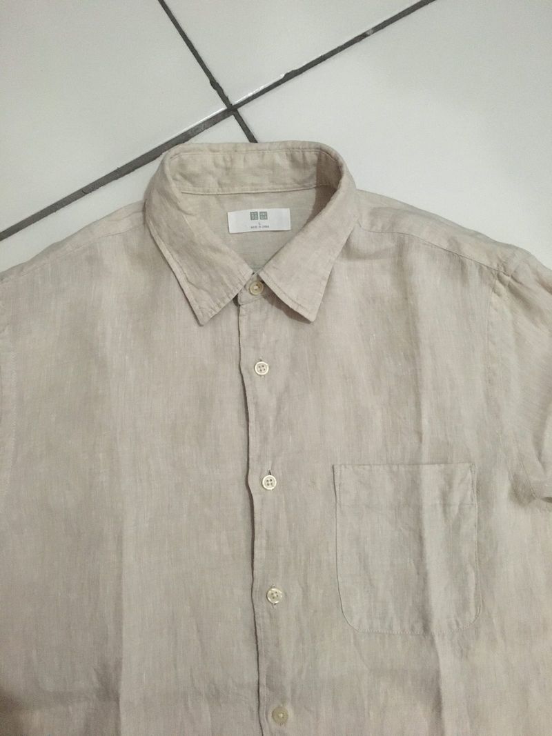Uniqlo Kemeja Linen Cotton, foto 2