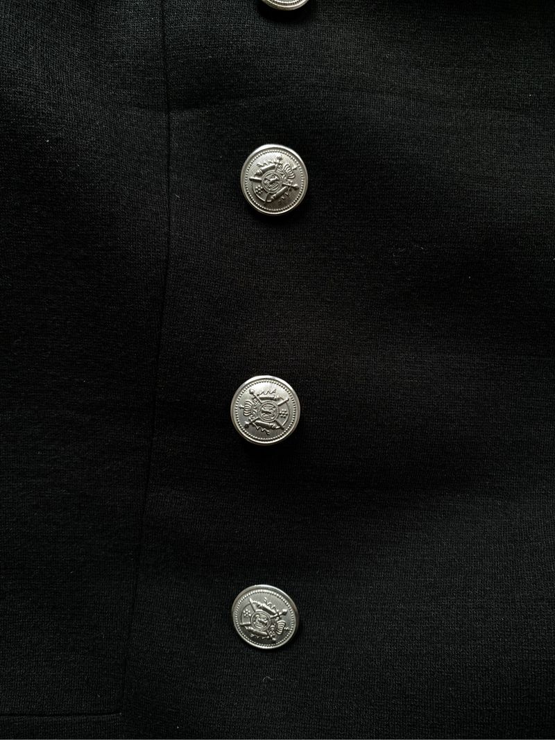 pea coat/ fencing chef wool jacket, foto 5