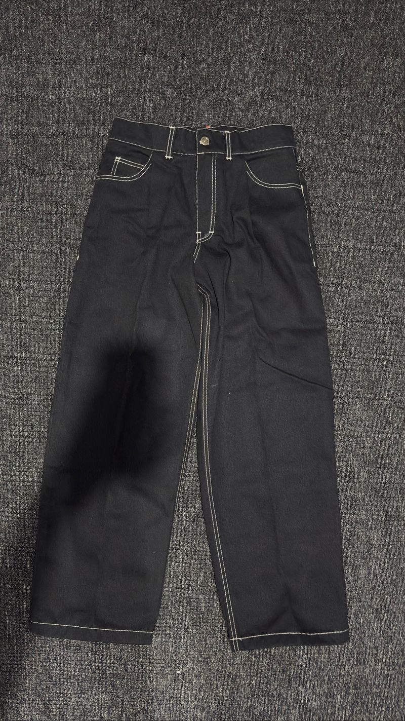 Cuzy baggy jeans hitam, foto 2