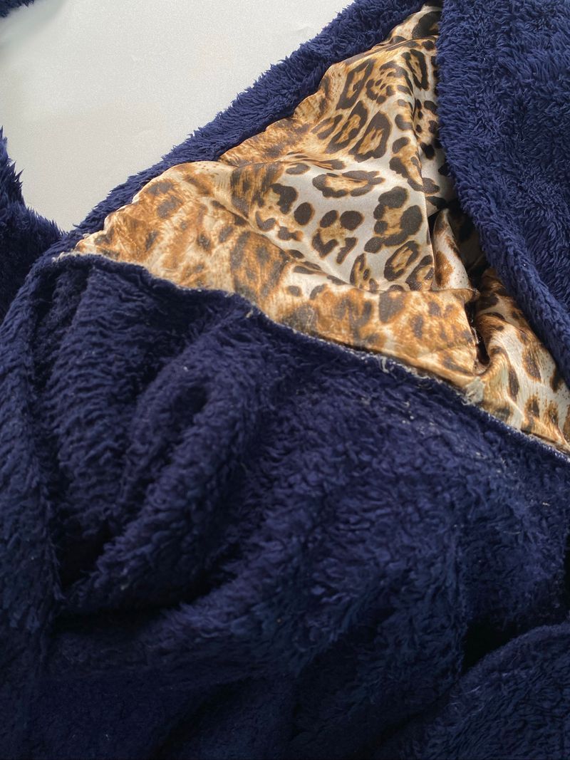 Leopard fleece hoddie, foto 8