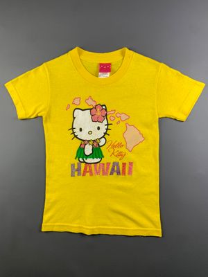 2000s Hello Kitty Yellow Hawaii Tee (XS)