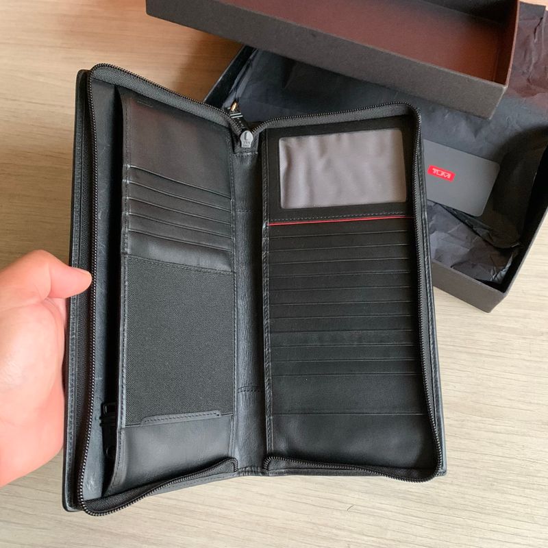 TUMI ZIP CLUTCH TRAVEL CASE BLACK, foto 8