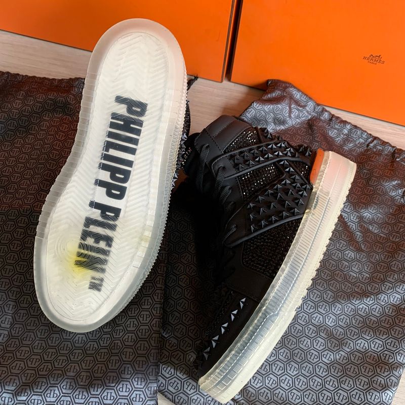 Philipp Plein crystals trainer studs size 39, foto 6