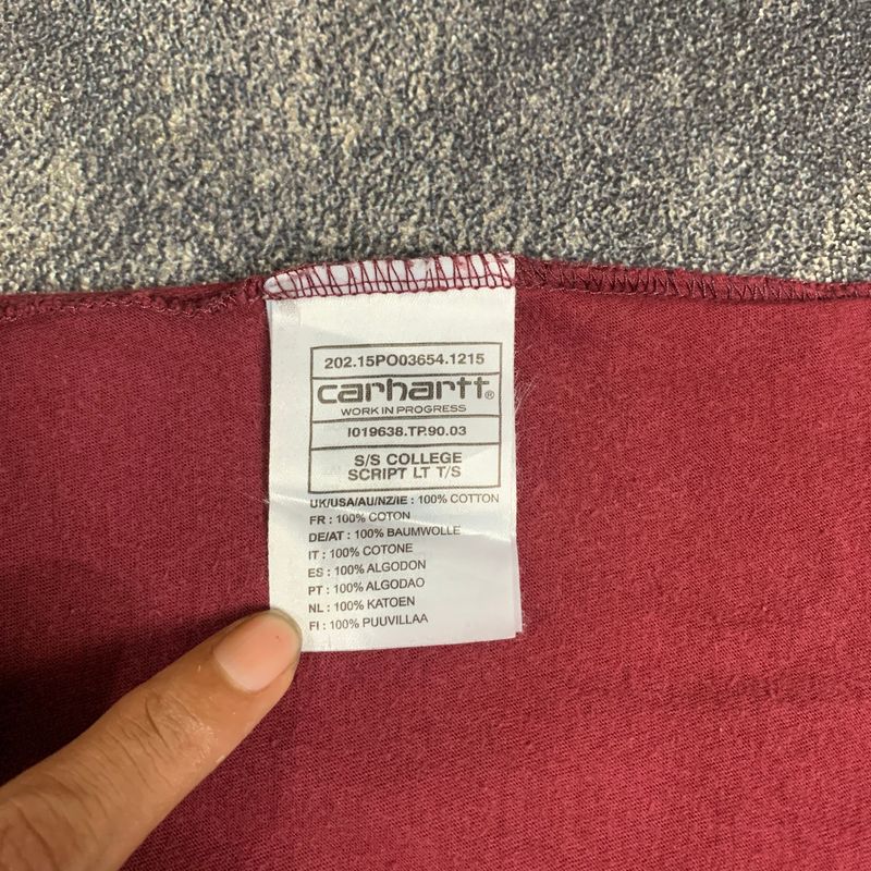 Carhartt wip s/s college script Tshirt, foto 5