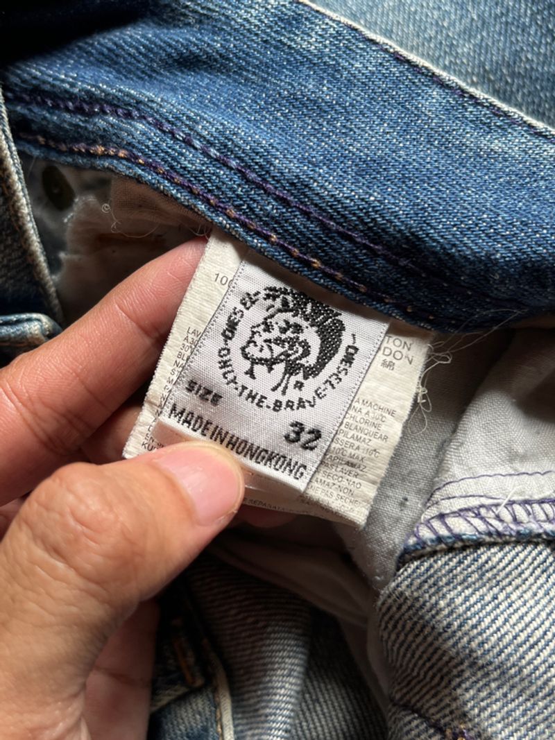 Diesel Cachacha Washed Blue Flared Jeans, foto 9