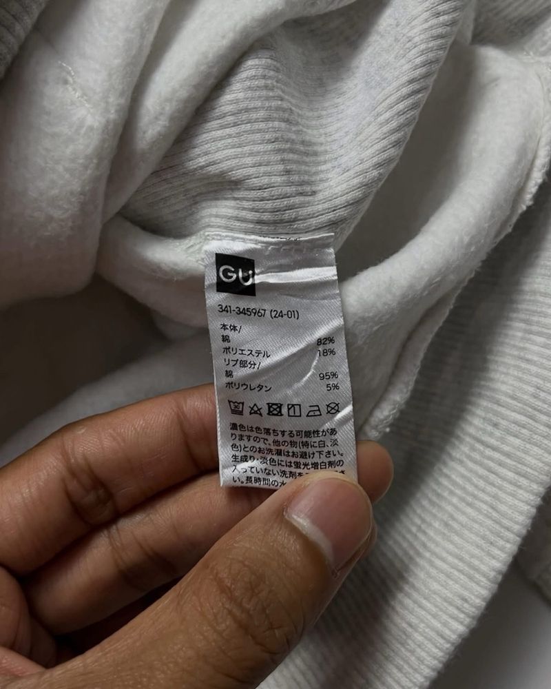 Hoodie UNIQLO Grey Mistic, foto 5