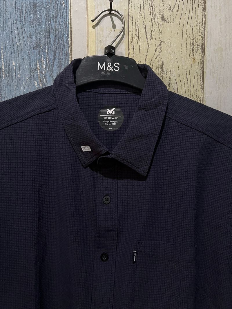 Kemeja Millet Golf Navy, foto 2