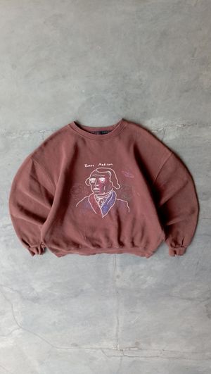 2000's Heavyweight Brown Compagno Sweatshirt Boxy