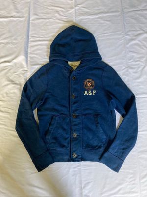 Abercrombie & Fitch Y2K Emo Hoody Wanita navy
