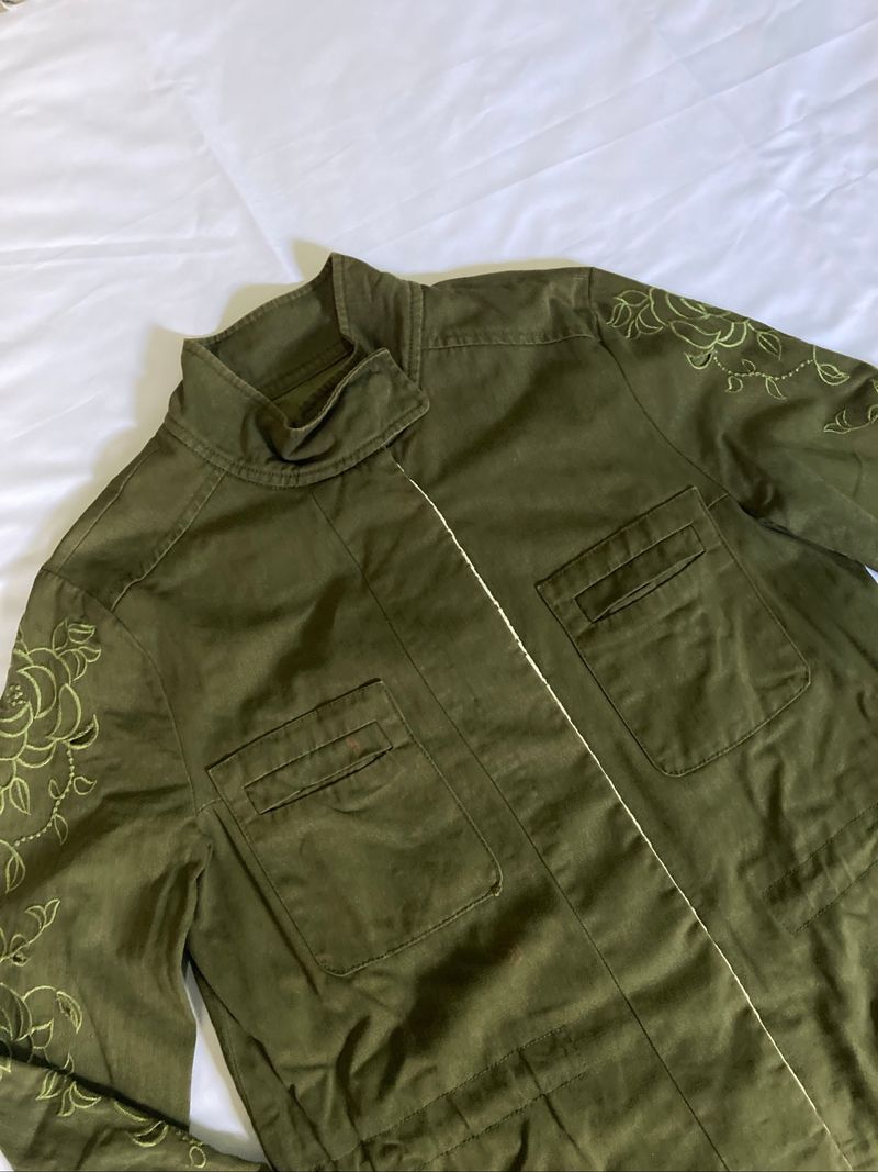 embroidered utility jacket, foto 3