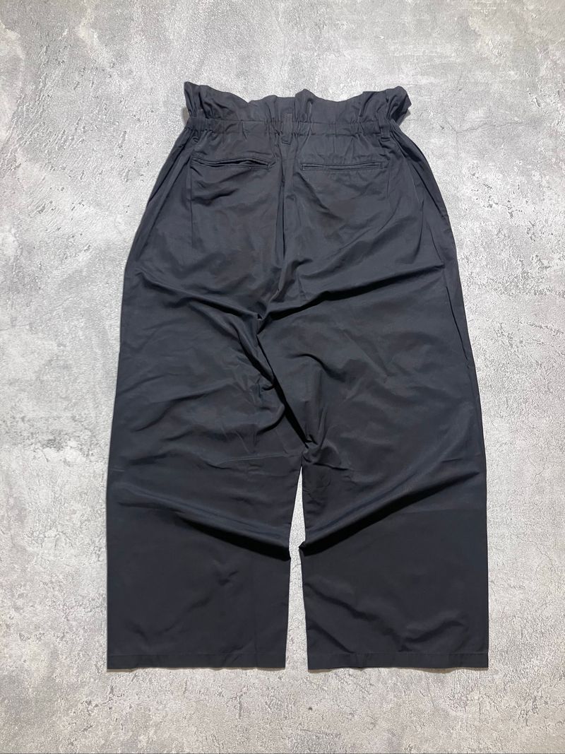 Hare charcoal grey cotton-nylon drawstring pants, foto 7