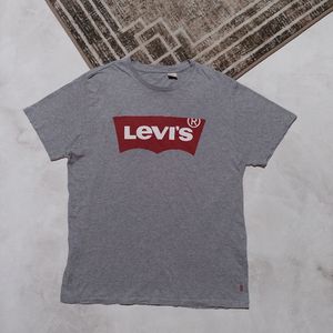 Levi's Streetwear Casual T-shirt Pria gray