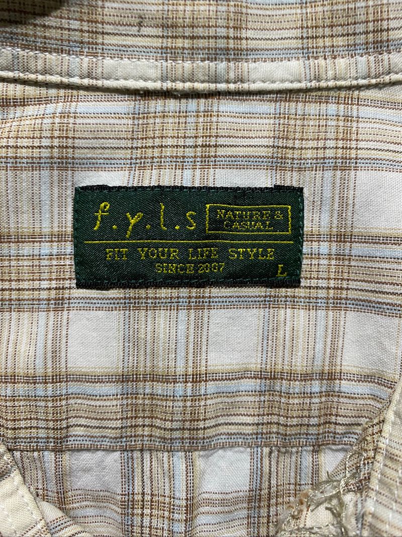 Fyls Crop Boxy Shirt Tan, foto 2