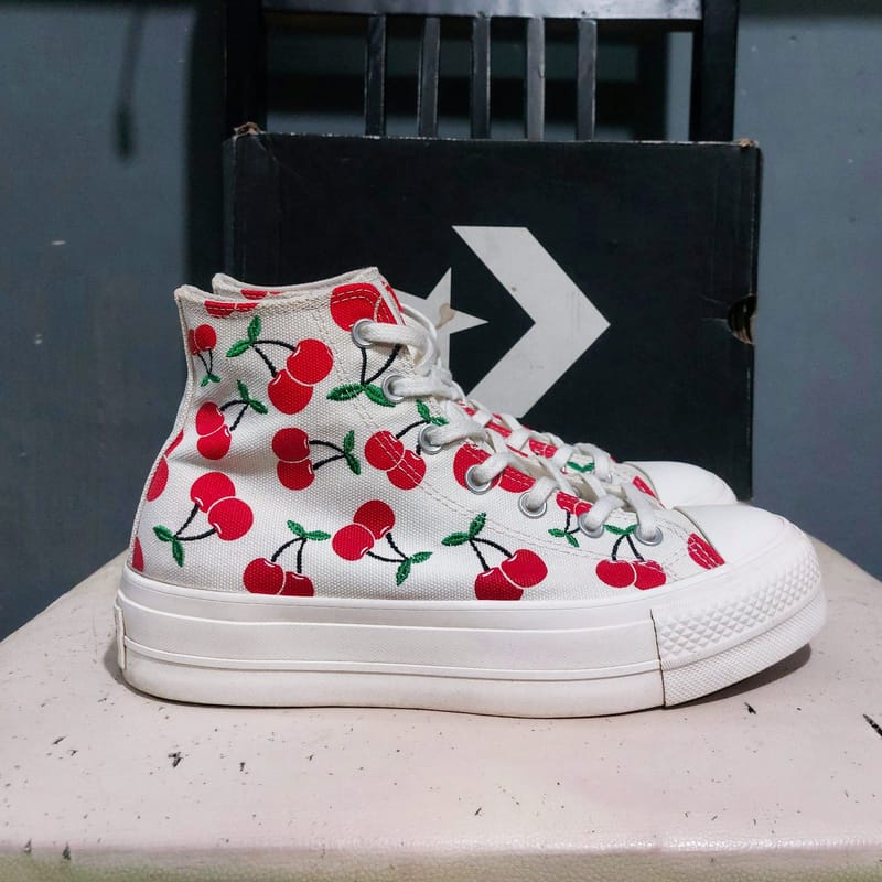Converse Chuck Taylor All Star Lift Platform Cherries high, foto 3
