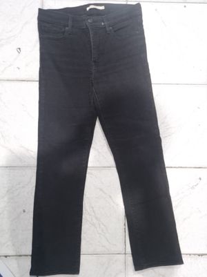 ༺Levi’strauss Shaping Straight Black Jeans Midwaist Stretch༺