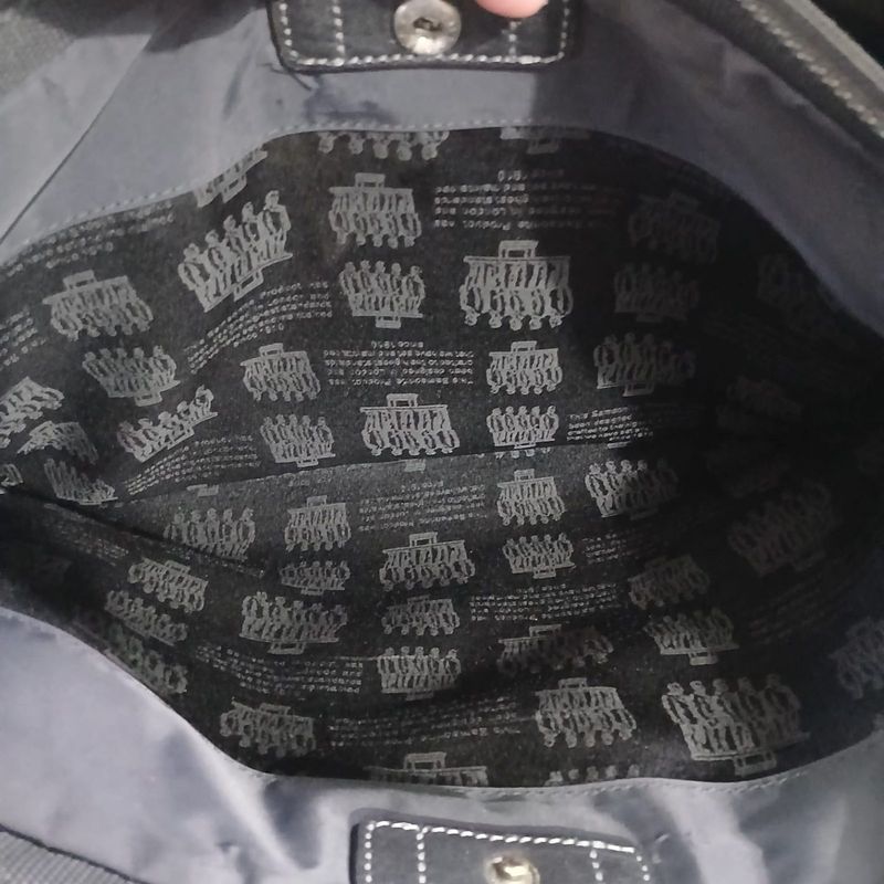 Samsonite - Tas Laptop Nylon Mix Kulit Asli, foto 6