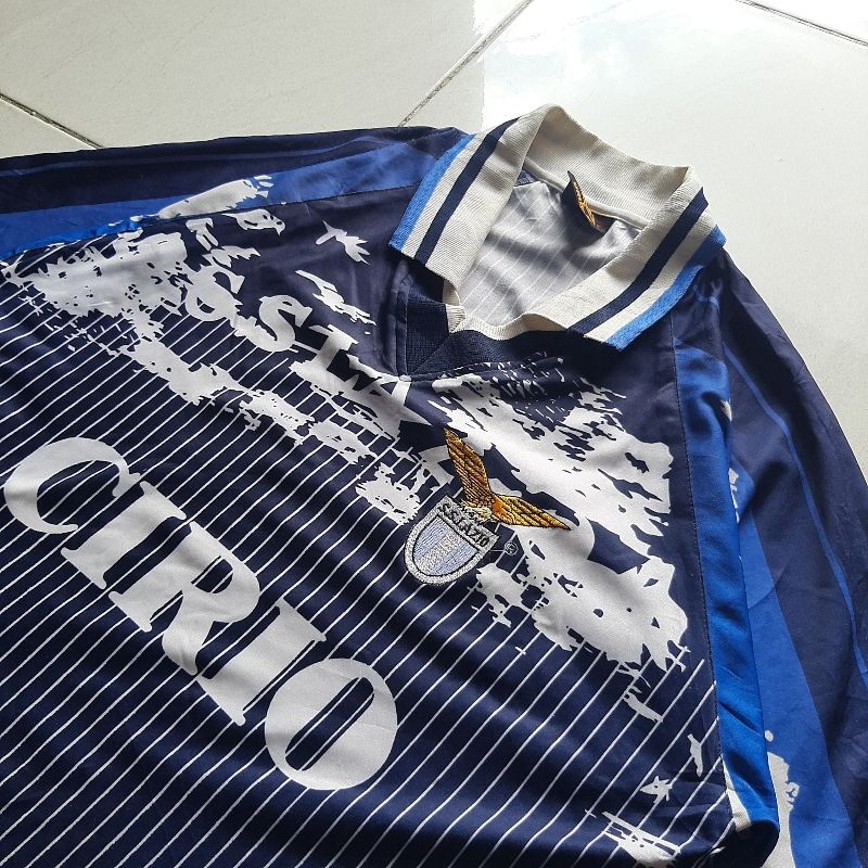 Mizuno Casual Jersey Pria blue, foto 4