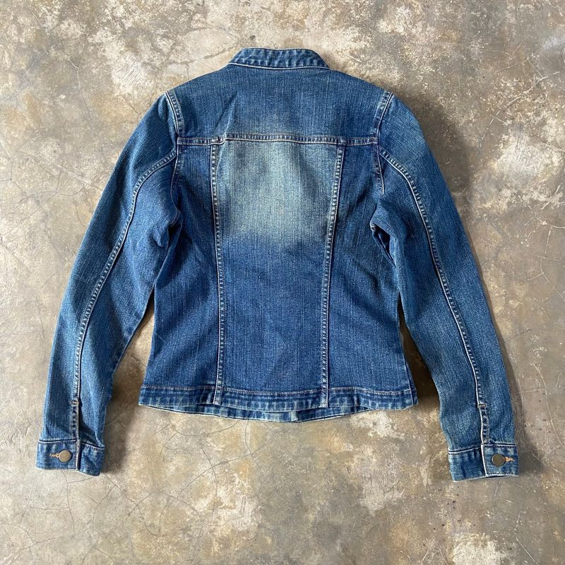 Biker Denim Jacket 00s By Victor Troops, foto 9
