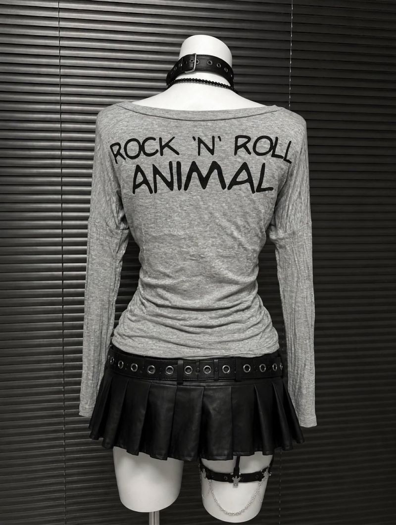Malel Graphic Skull Longsleeve, foto 2