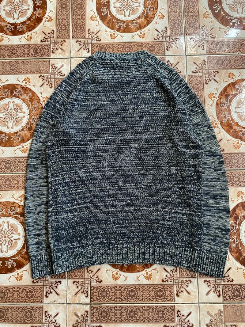 H.CONNECT Men's Marled Gradient Knit Sweater Crew Neck Pullo, foto 5