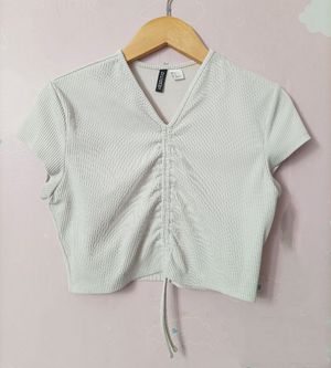 H&m hnm crop top serut
