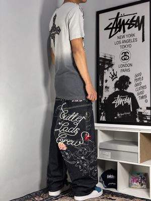 Artful Dodger Embroidery Gutter Lads Heavyweight Jeans🇬🇧