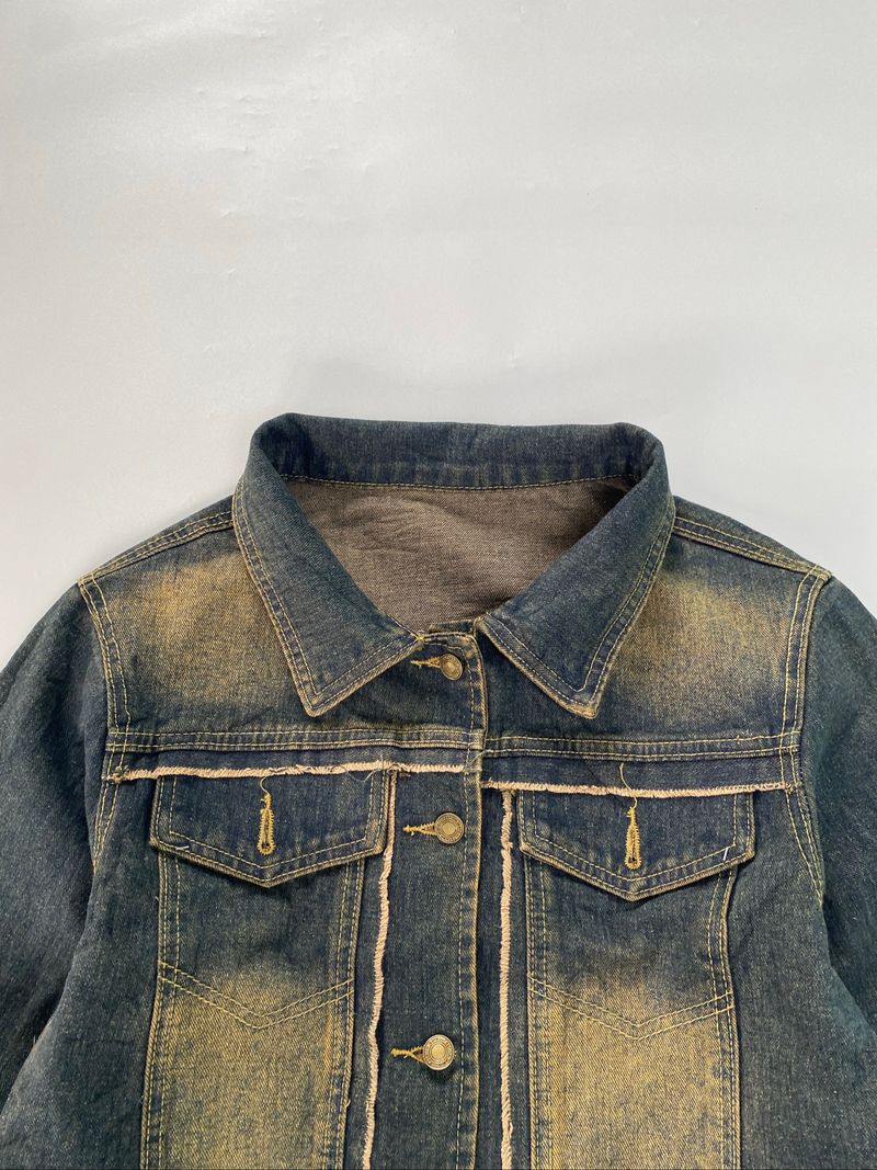 Trucker Jacket Crop, foto 5