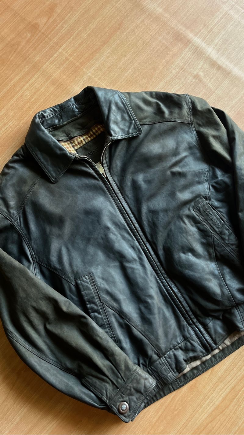 Jaket kulit vintag, foto 2