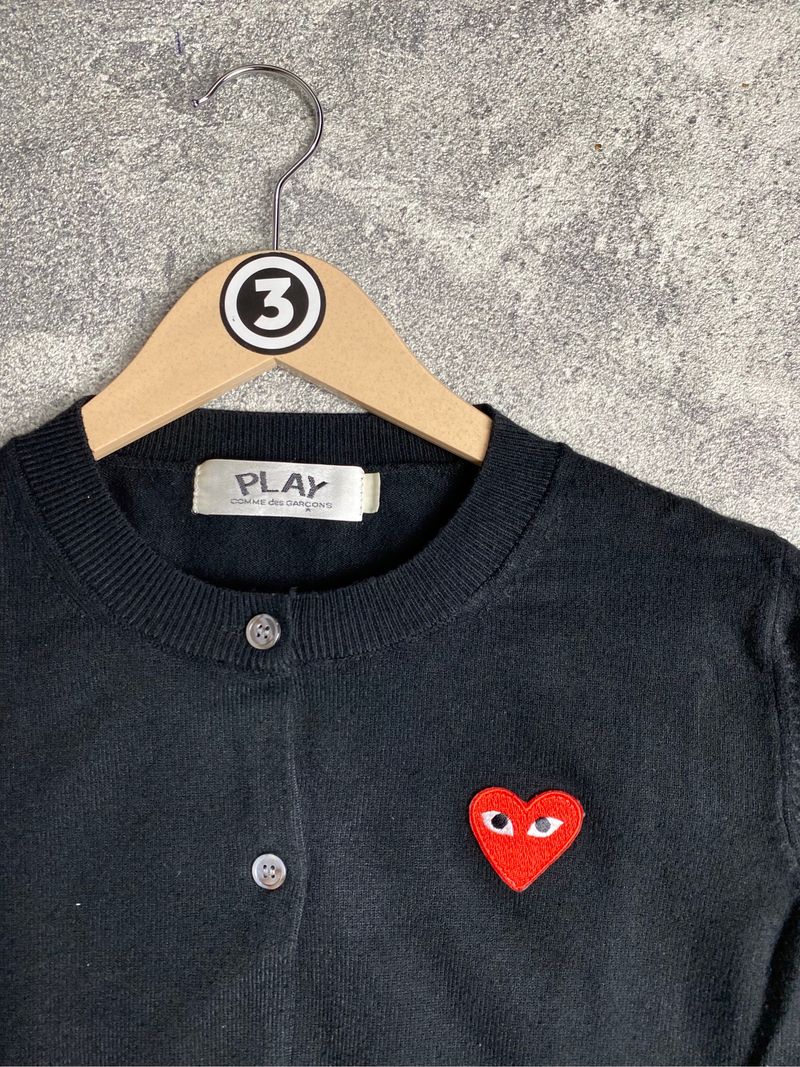 Play comme des garcons heart cardigan, foto 3