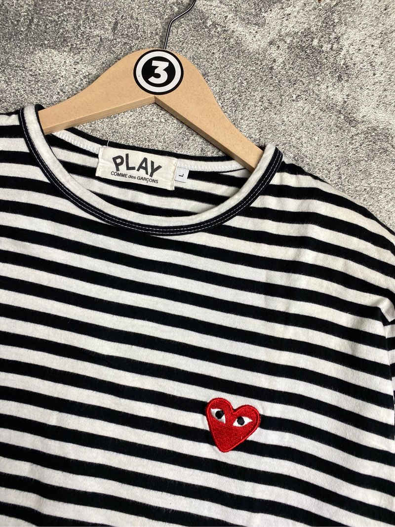 Play comme des garcons stripe longsleeve, foto 2