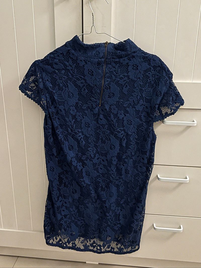 Zara Trafaluc Blue Flowers Tops, foto 2
