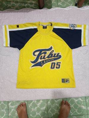 FUBU Y2K Casual Jersey Pria yellow