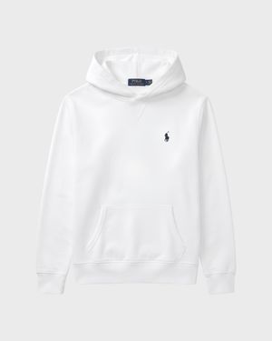 [S-M] Ralph Lauren Cotton Hoodie White (JK-093)